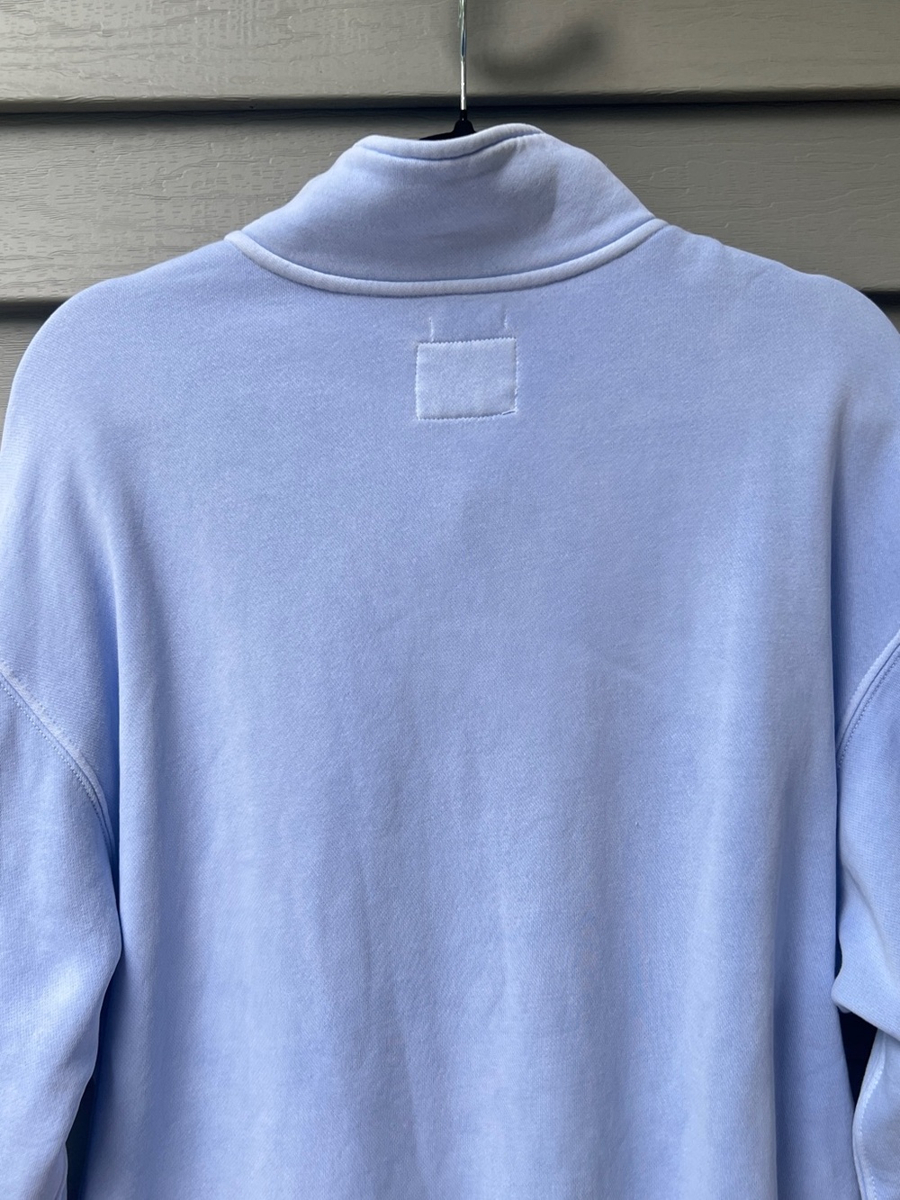Abercrombie & Fitch Sunday Half Zip Sweatshirt Women’s M Sky Blue Pullover - Picture 6 of 14